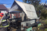 Фото: В деревне Малейковщизна горела беседка Фото: В деревне Малейковщизна горела беседка