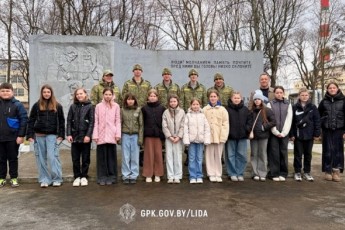 Фото: Память жива: лидские пограничники привели в порядок воинские захоронения Фото: Память жива: лидские пограничники привели в порядок воинские захоронения